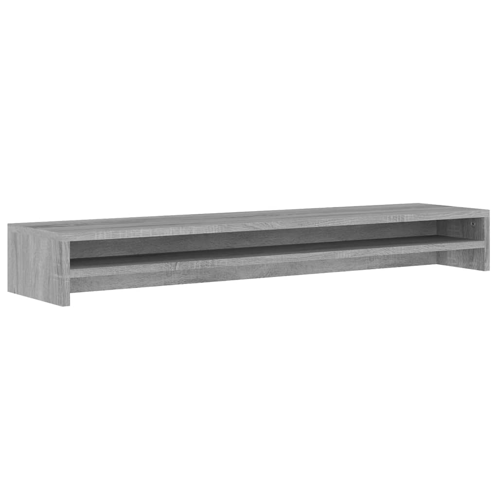 Monitor Stand Grey Sonoma 100x24x13 cm Engineered Wood