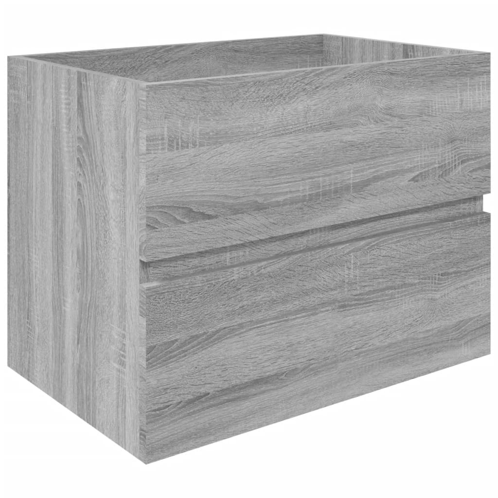 Sink Cabinet Grey Sonoma 60x38.5x45 cm Engineered Wood