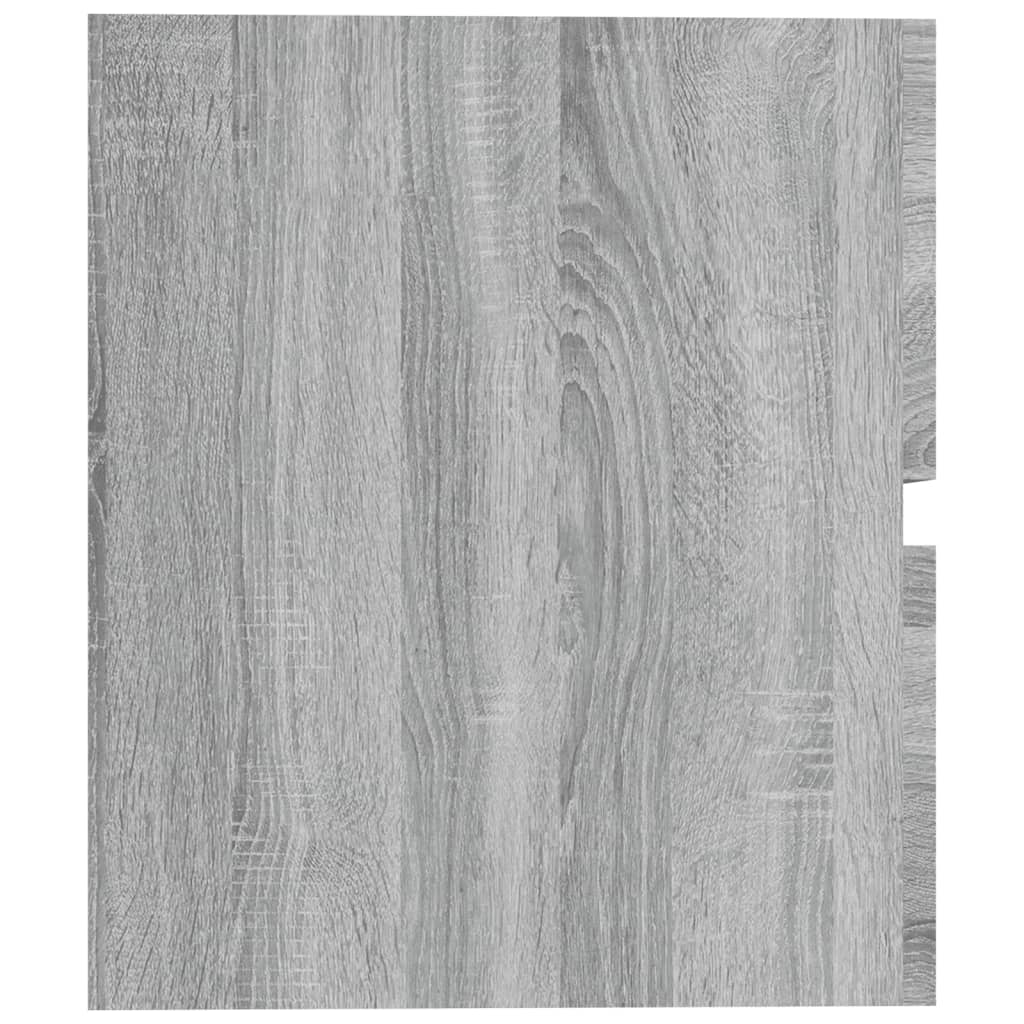 Sink Cabinet Grey Sonoma 60x38.5x45 cm Engineered Wood