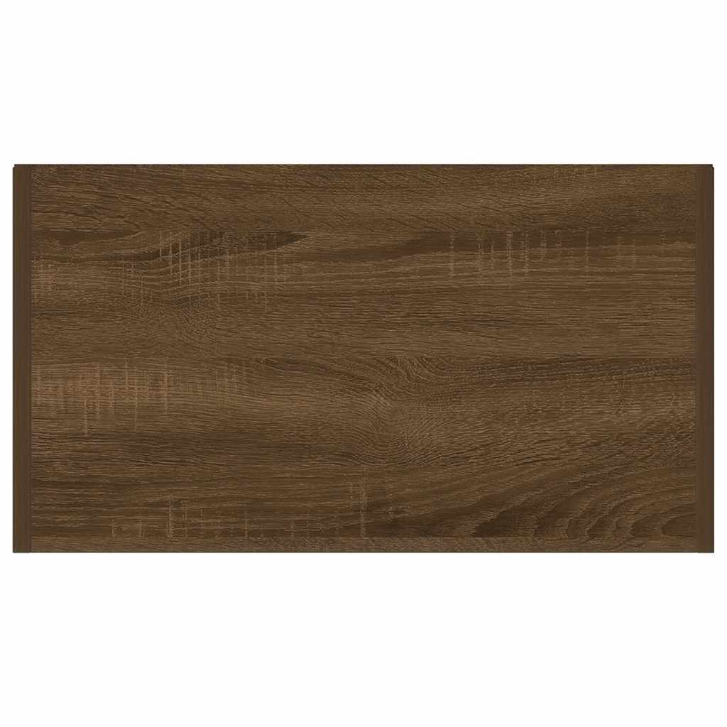Bathroom Cabinet Brown Oak 60x33x80 cm Engineered Wood