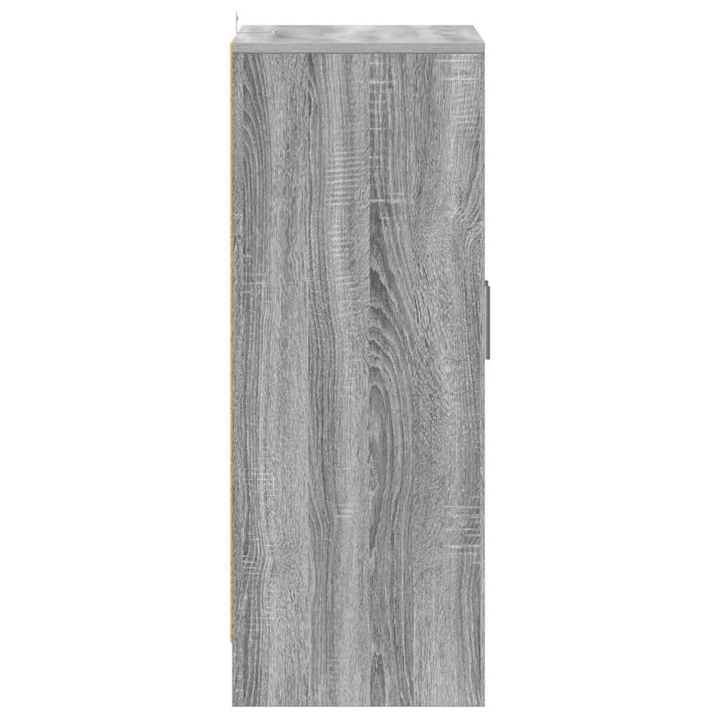 Shoe Cabinet Grey Sonoma 60x35x92 cm Engineered Wood