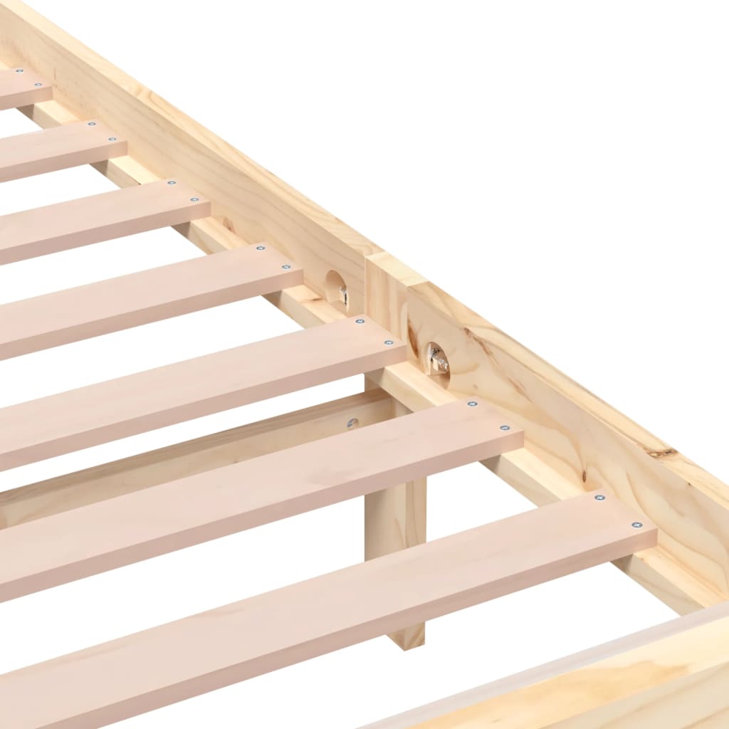 Bed Frame without Mattress Small Single Solid Wood