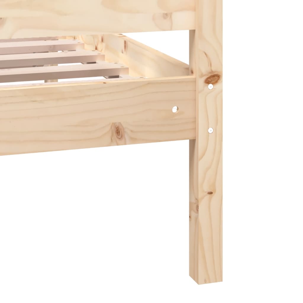 Bed Frame without Mattress Small Single Solid Wood
