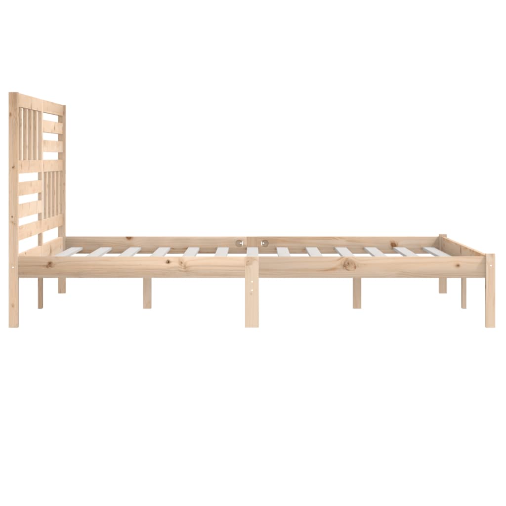 Bed Frame without Mattress 180x200 cm Super King Solid Wood Pine