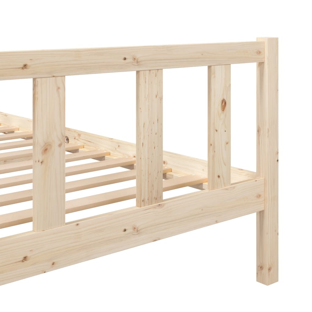 Bed Frame without Mattress Small Double Solid Wood
