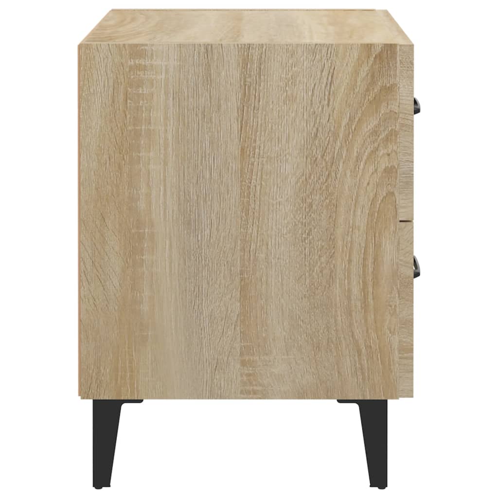 Bedside Cabinets 2 pcs Sonoma Oak 40x35x47.5 cm