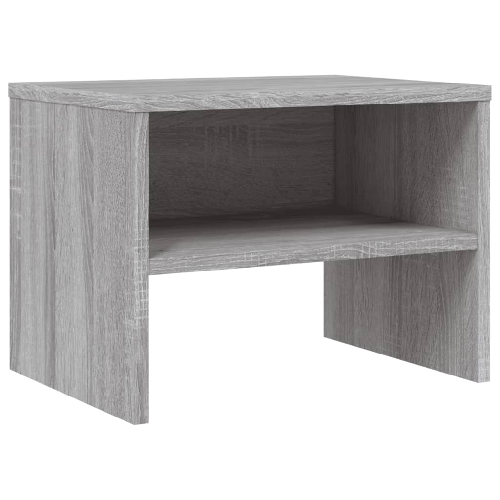 Bedside Cabinet Grey Sonoma 40x30x30 cm Engineered Wood