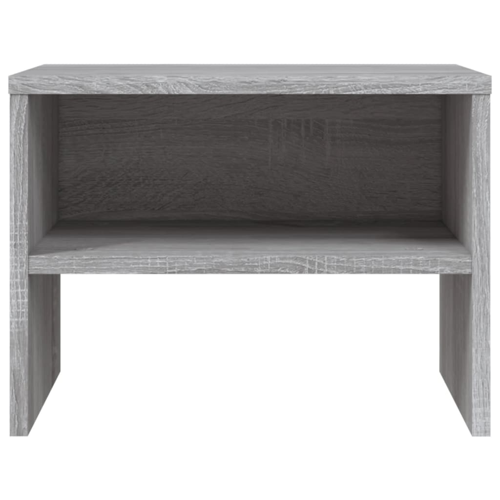 Bedside Cabinet Grey Sonoma 40x30x30 cm Engineered Wood