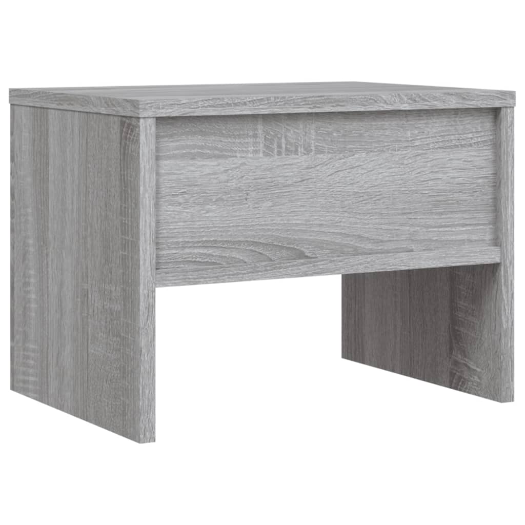 Bedside Cabinet Grey Sonoma 40x30x30 cm Engineered Wood