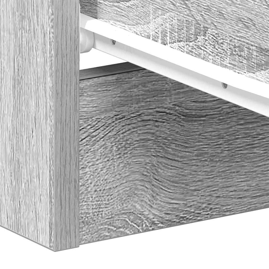 Bedside Cabinets 2 pcs Grey Sonoma 38x35x56 cm Engineered Wood