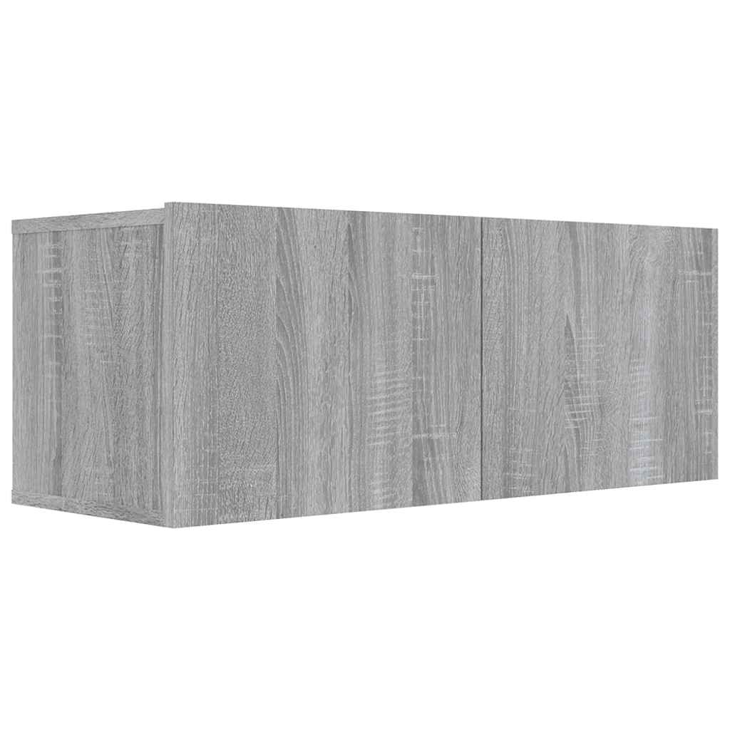 TV Cabinet Grey Sonoma 80x30x30 cm Engineered Wood