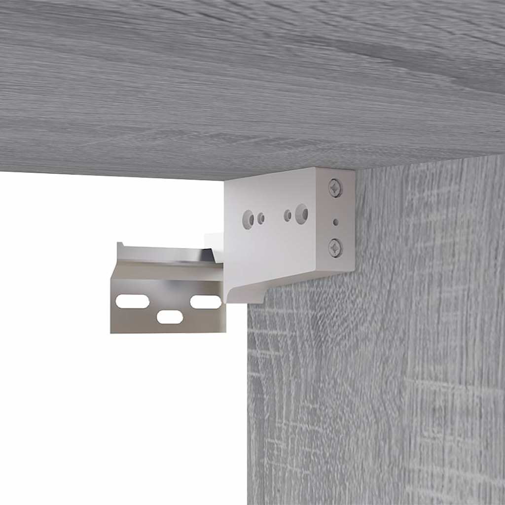 TV Cabinet Grey Sonoma 80x30x30 cm Engineered Wood