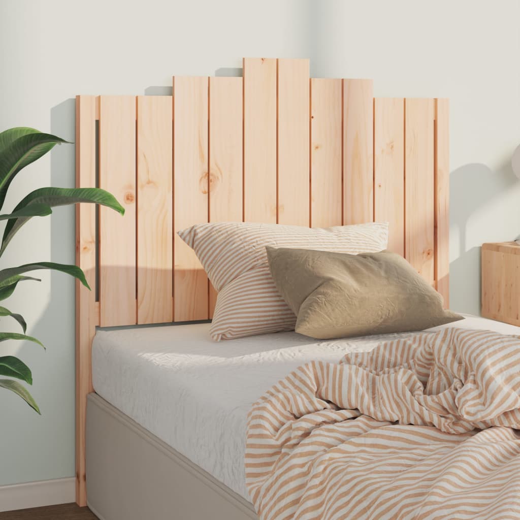 Bed Headboard 106x4x110 cm Solid Wood Pine