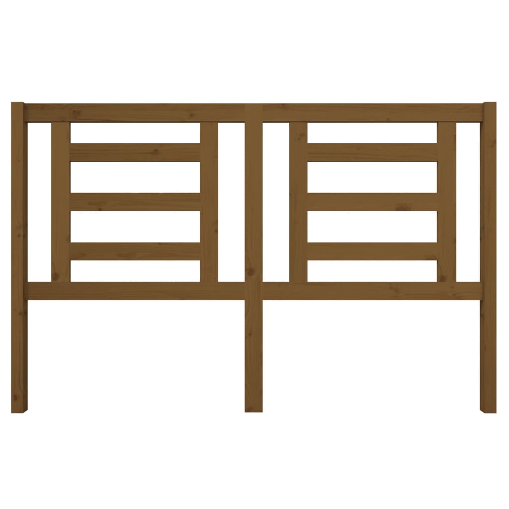 Bed Headboard Honey Brown 156x4x100 cm Solid Pine Wood