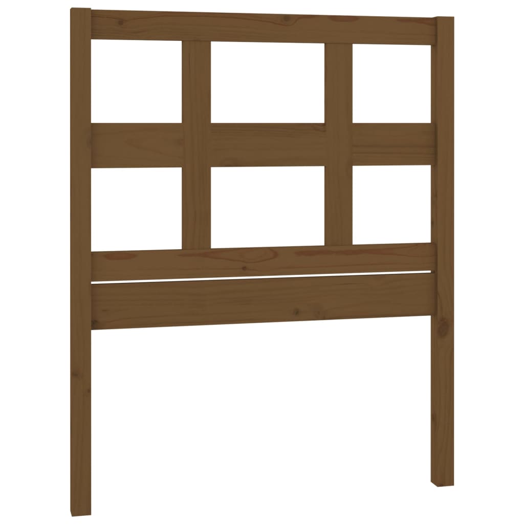 Bed Headboard Honey Brown 105.5x4x100 cm Solid Wood Pine