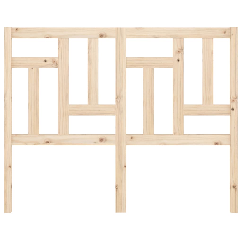 Bed Headboard 205.5x4x100 cm Solid Wood Pine
