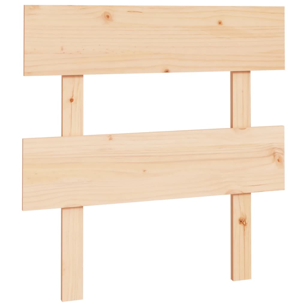 Bed Headboard 78.5x3x81 cm Solid Wood Pine