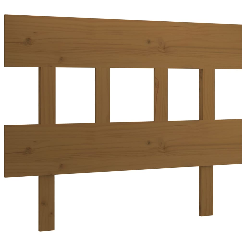 Bed Headboard Honey Brown 103.5x3x81 cm Solid Wood Pine
