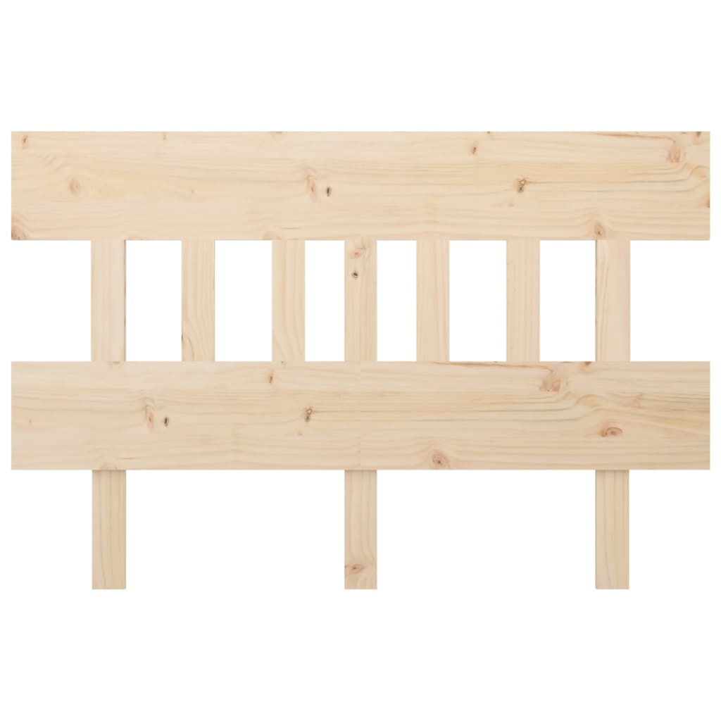 Bed Headboard 143.5x3x81 cm Solid Wood Pine