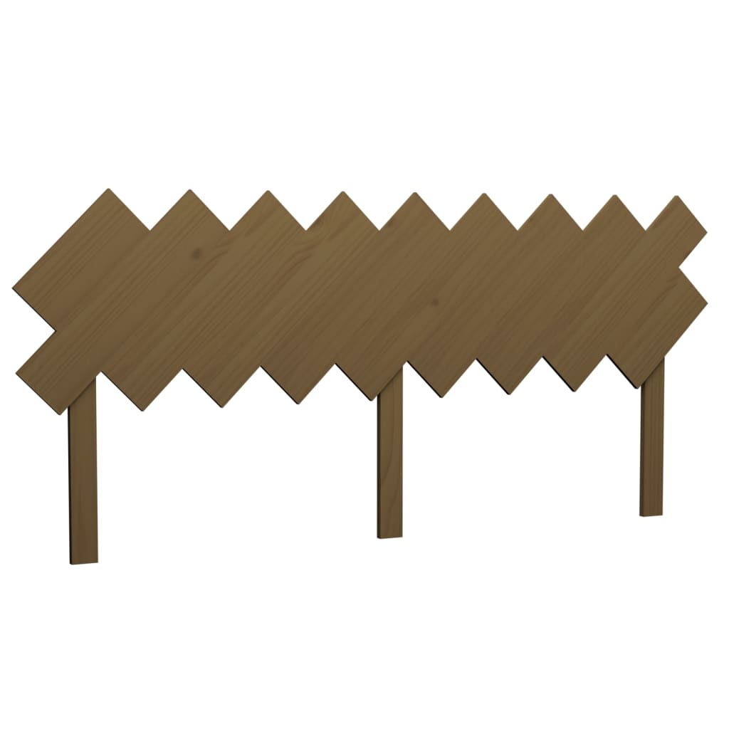 Bed Headboard Honey Brown 178x3x80.5 cm Solid Wood Pine