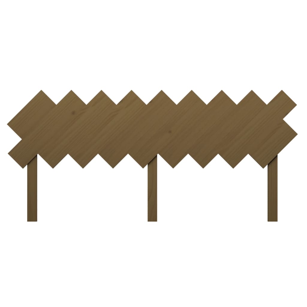 Bed Headboard Honey Brown 178x3x80.5 cm Solid Wood Pine