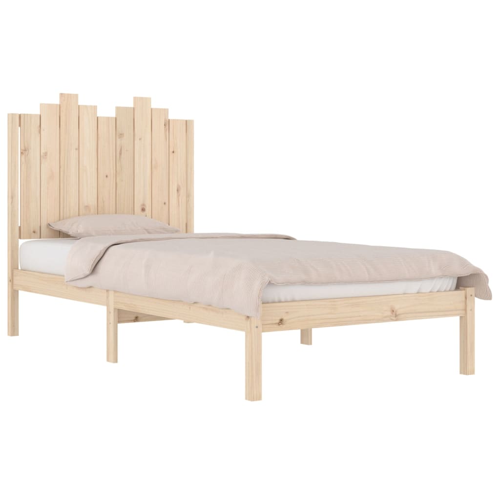 Bed Frame without Mattress Solid Wood Small Single