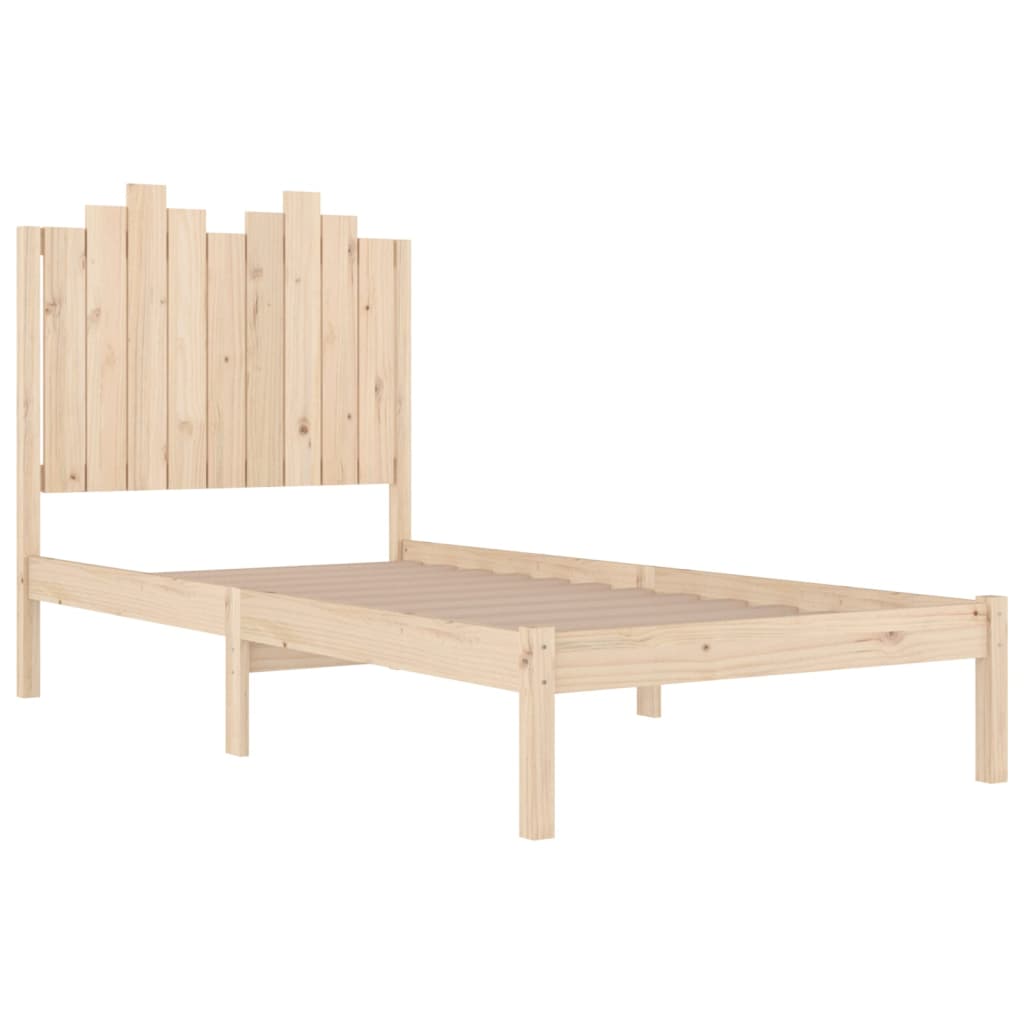 Bed Frame without Mattress Solid Wood Small Single