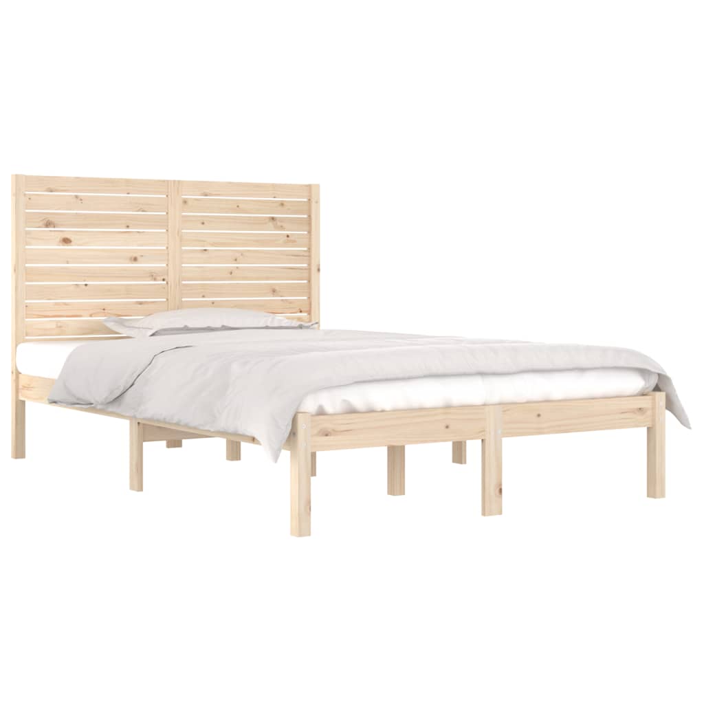 Bed Frame without Mattress 120x190 cm Small Double Solid Wood