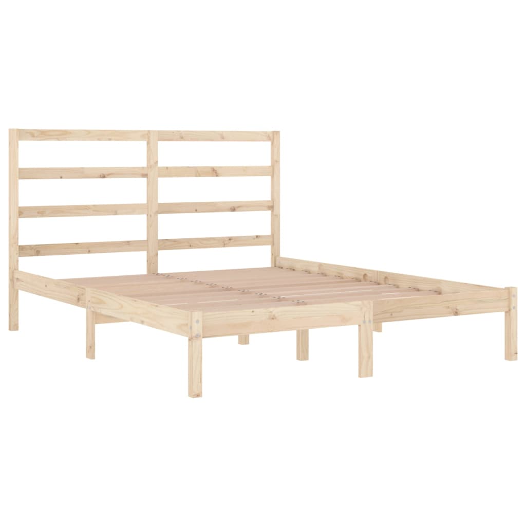Bed Frame without Mattress 120x190 cm Small Double Solid Wood