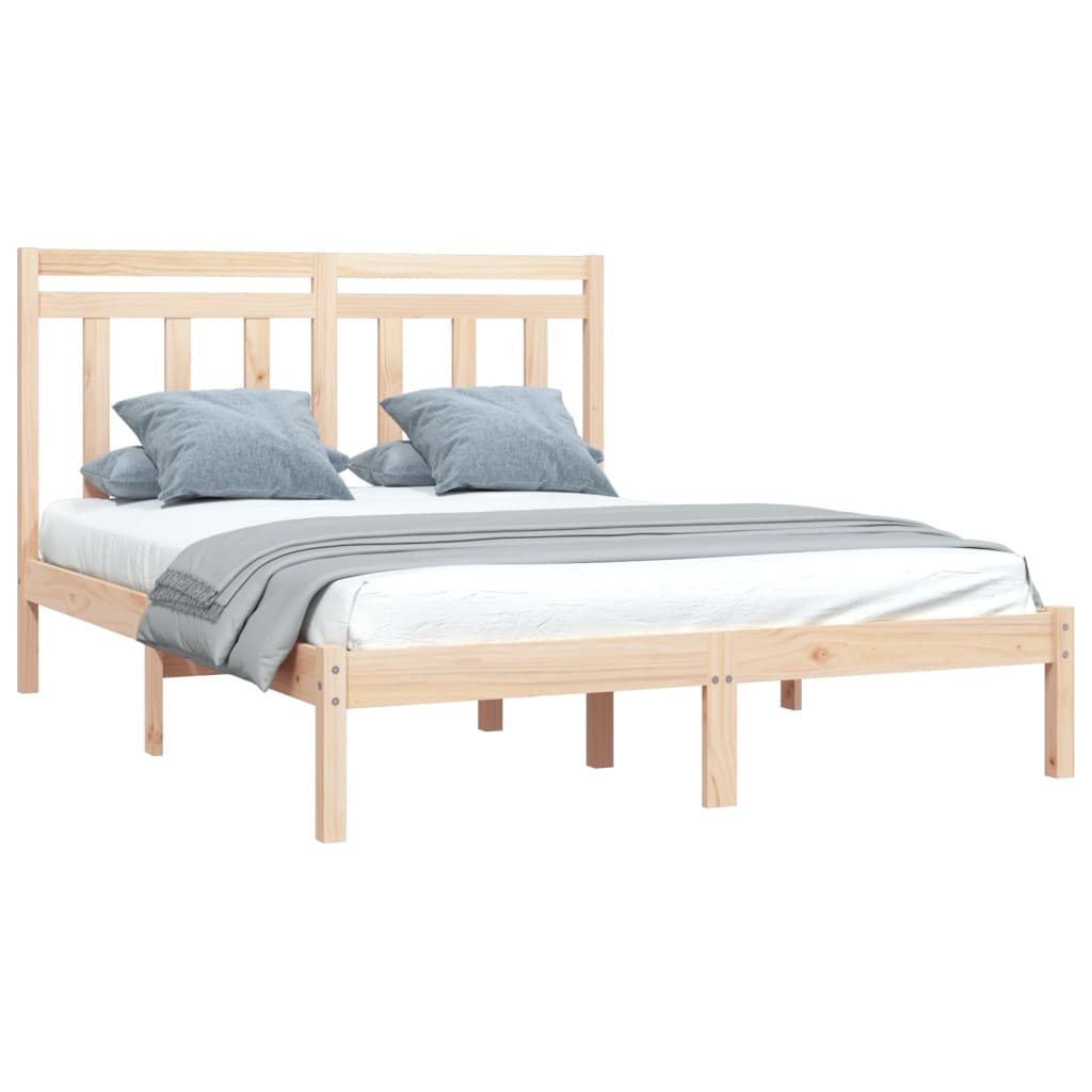 Bed Frame without Mattress 120x190 cm Small Double Solid Wood