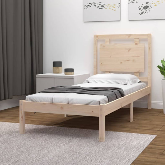 Bed Frame without Mattress 100x200 cm Solid Wood