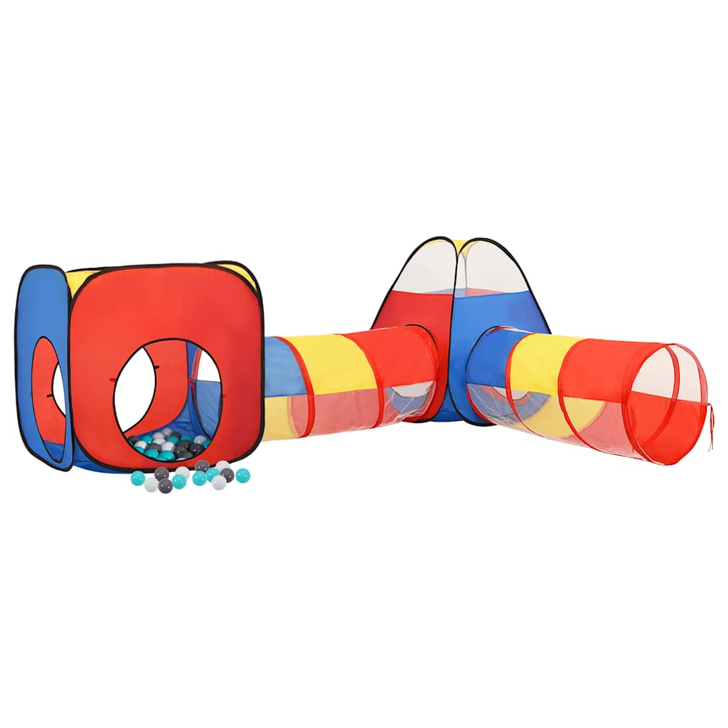 Children Play Tent with 250 Balls Multicolour 190x264x90 cm