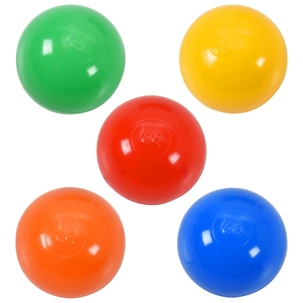 Children Play Tunnel with 250 Balls Multicolour 245 cm Polyester