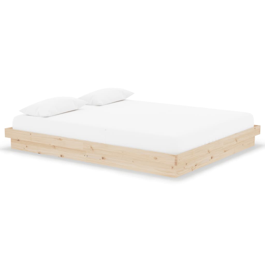 Bed Frame without Mattress Solid Wood 160x200 cm