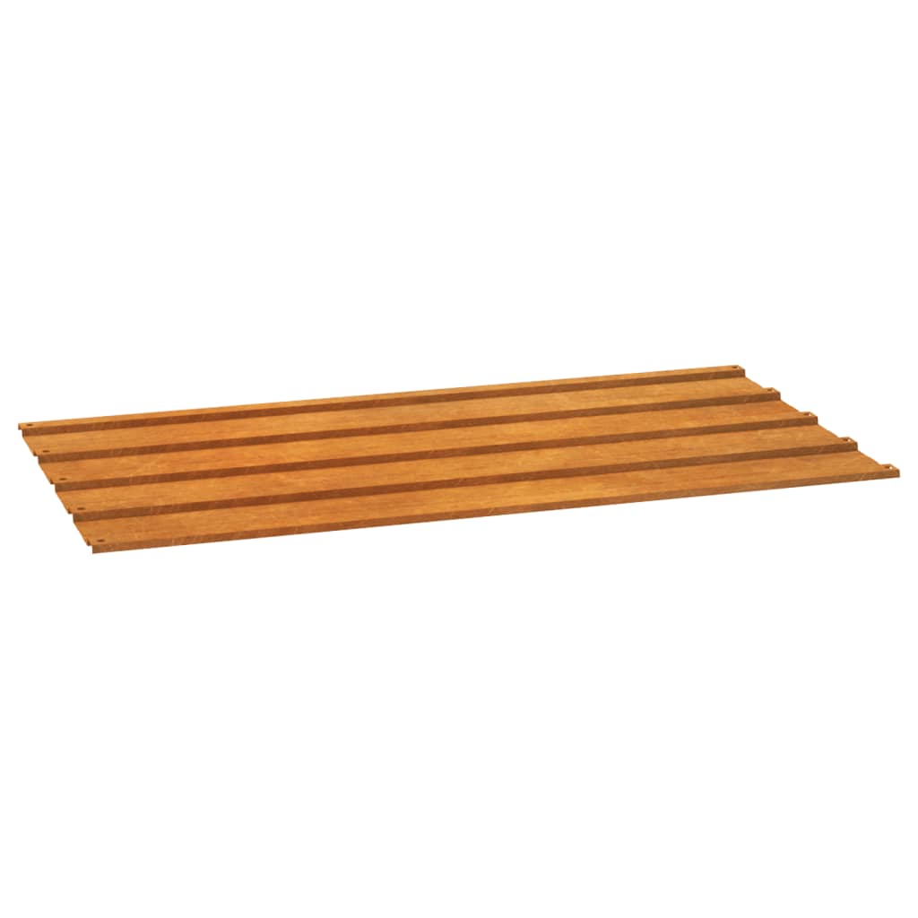 Roof Panels 12 pcs Rusty 80x44 cm Corten Steel