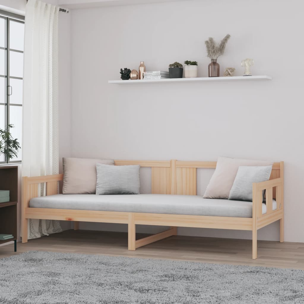 Day Bed without Mattress Solid Wood Pine 90x200 cm