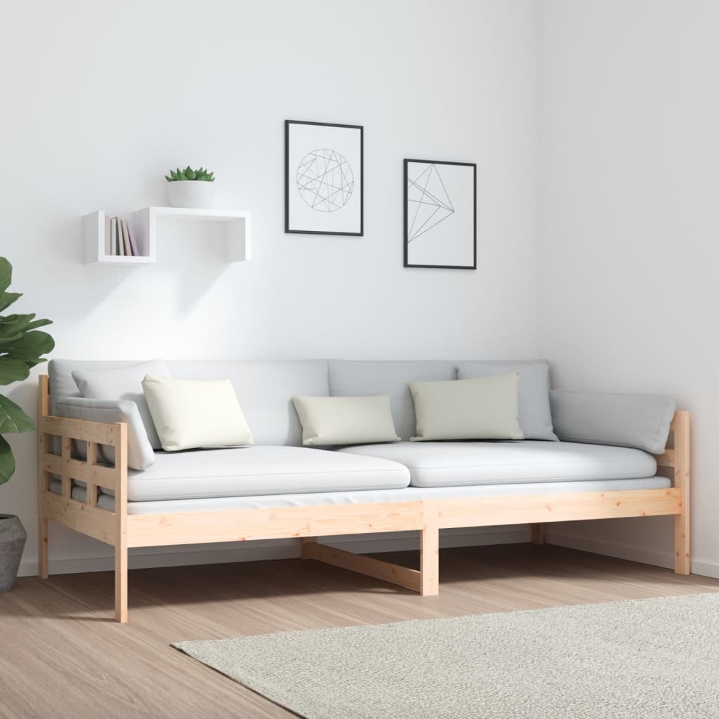 Day Bed without Mattress Solid Wood Pine 90x200 cm