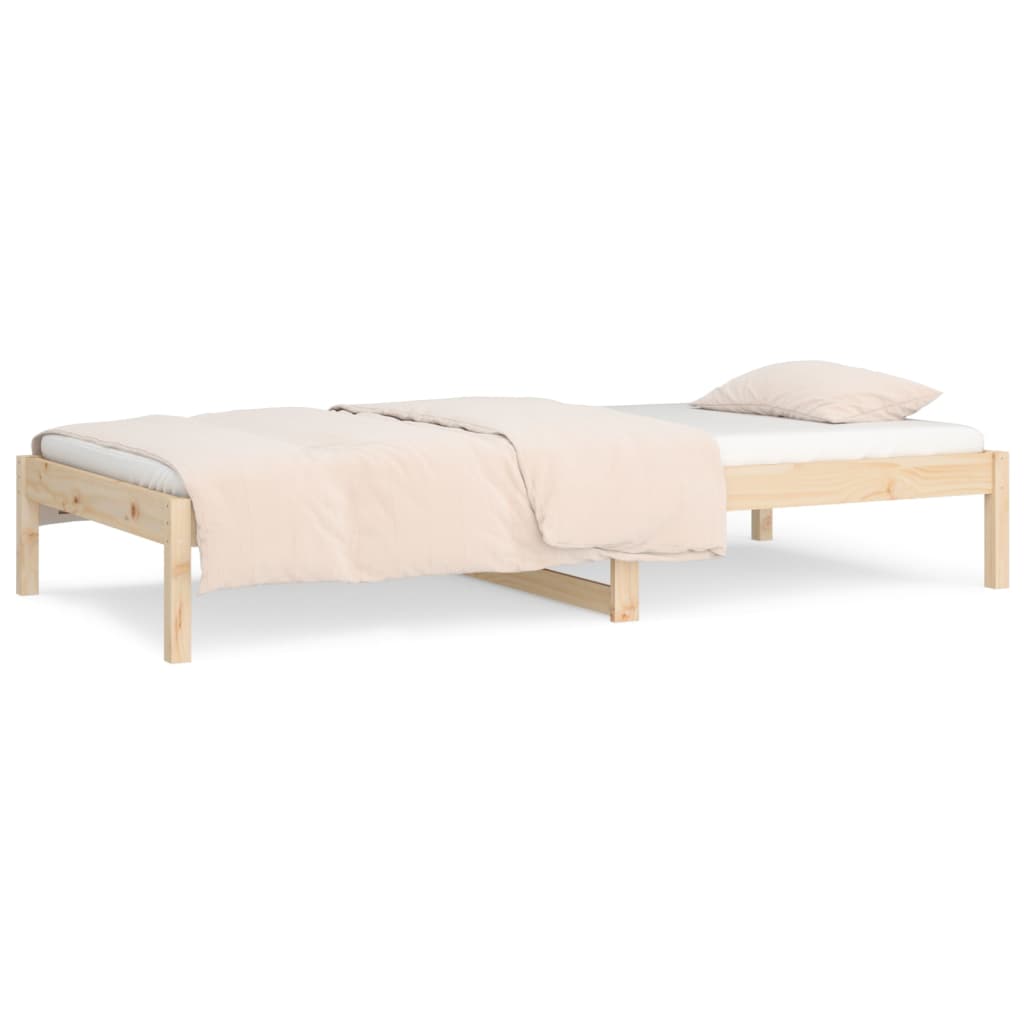 Day Bed without Mattress 90x200 cm Solid Wood Pine