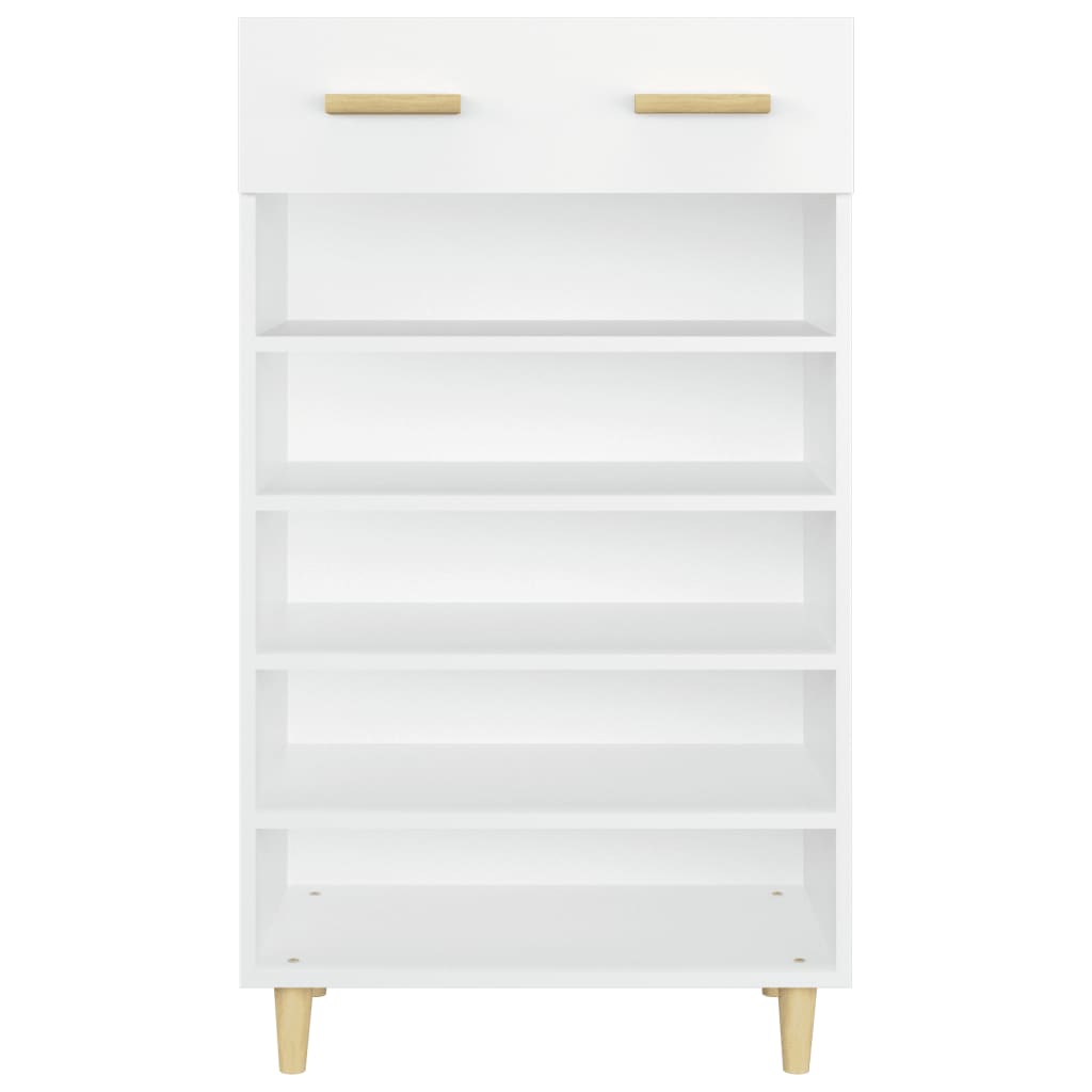 Shoe Cabinet White 60x35x105 cm Engineered Wood