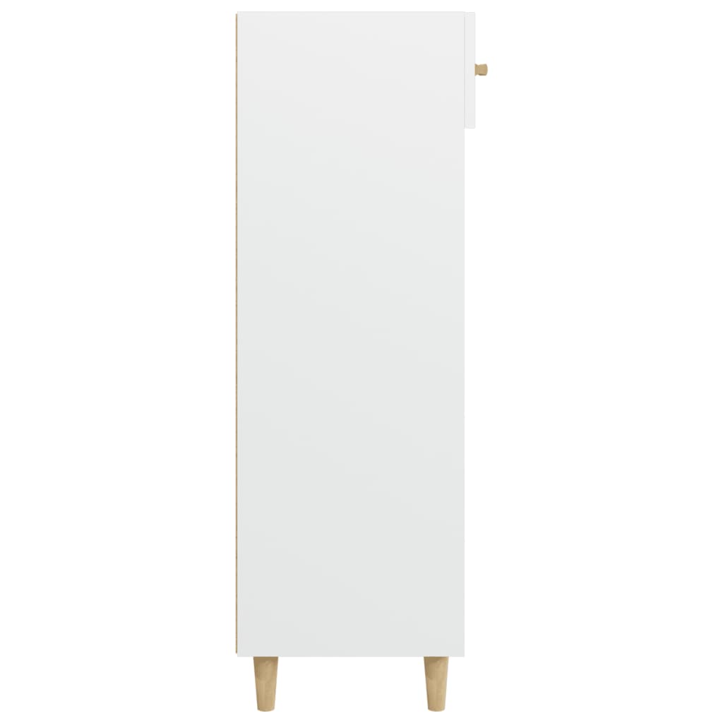 Shoe Cabinet White 60x35x105 cm Engineered Wood