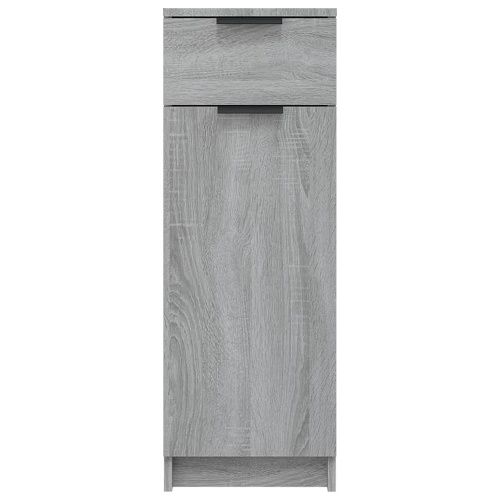 Bathroom Cabinet Grey Sonoma 32x34x90 cm Engineered Wood