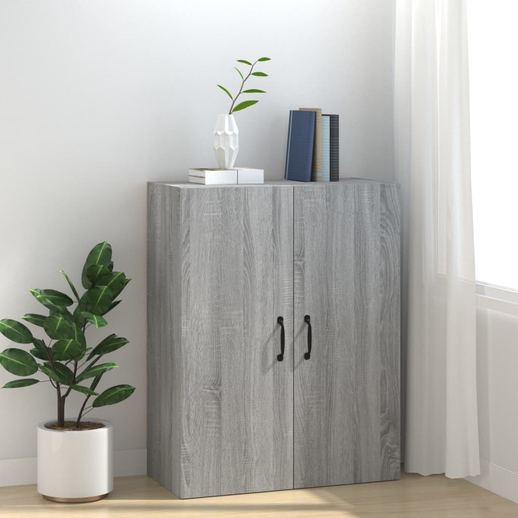 Hanging Cabinet Grey Sonoma 69,5x34x90 cm Engineered Wood