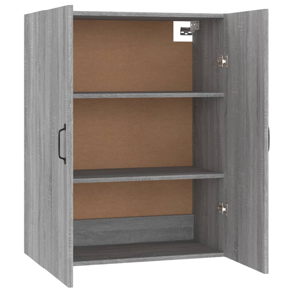 Hanging Cabinet Grey Sonoma 69,5x34x90 cm Engineered Wood