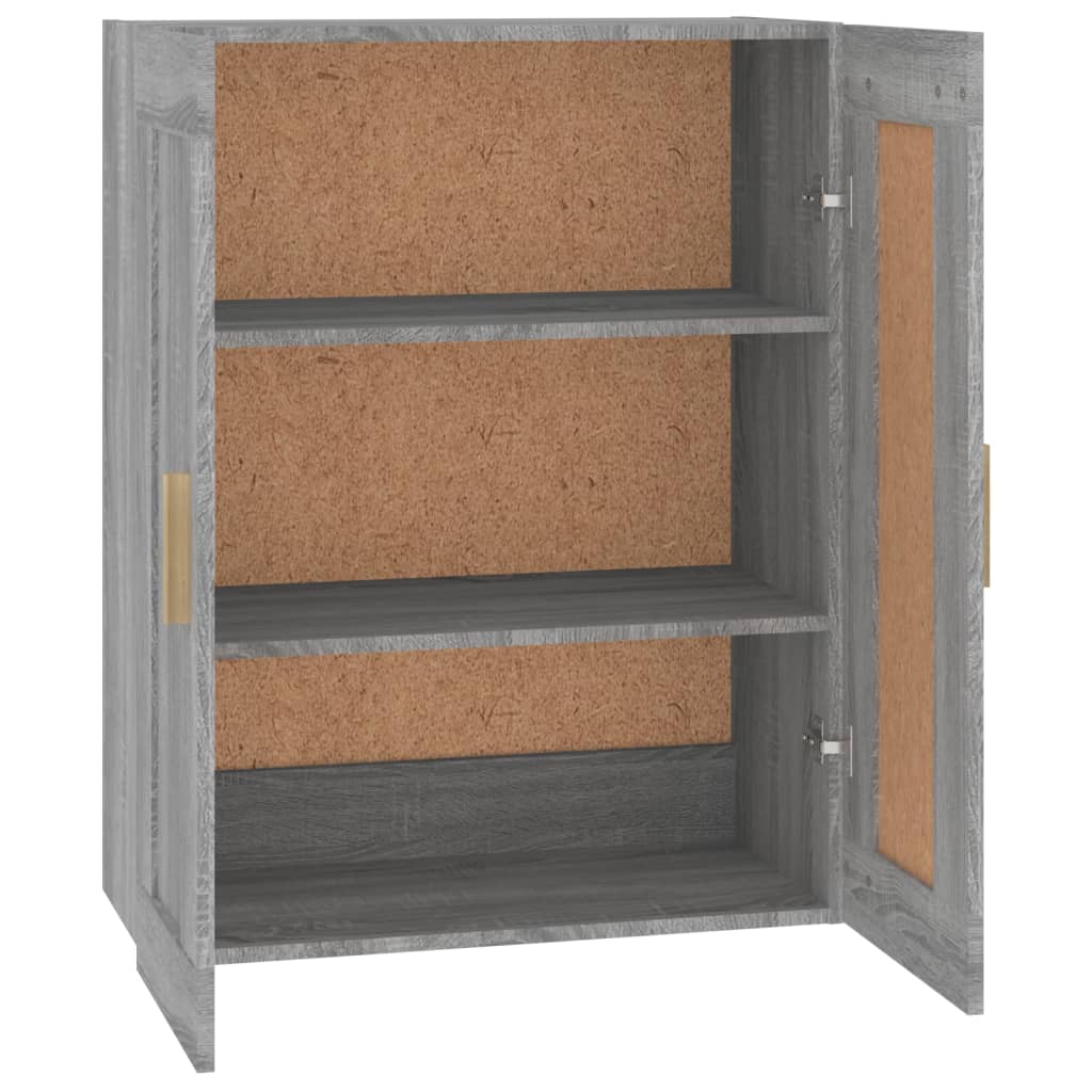Wall Cabinet Grey Sonoma 69.5x32.5x90 cm Engineered Wood