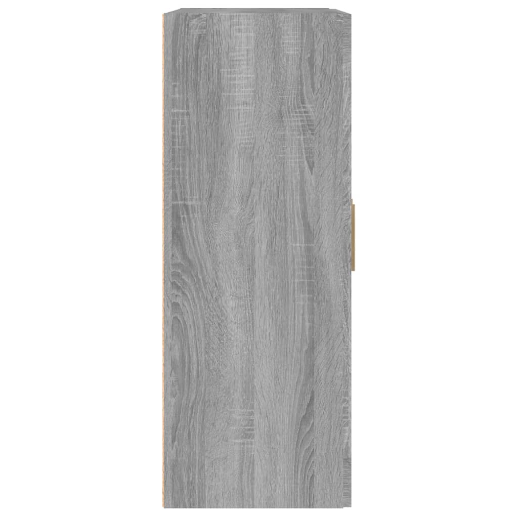 Wall Cabinet Grey Sonoma 69.5x32.5x90 cm Engineered Wood