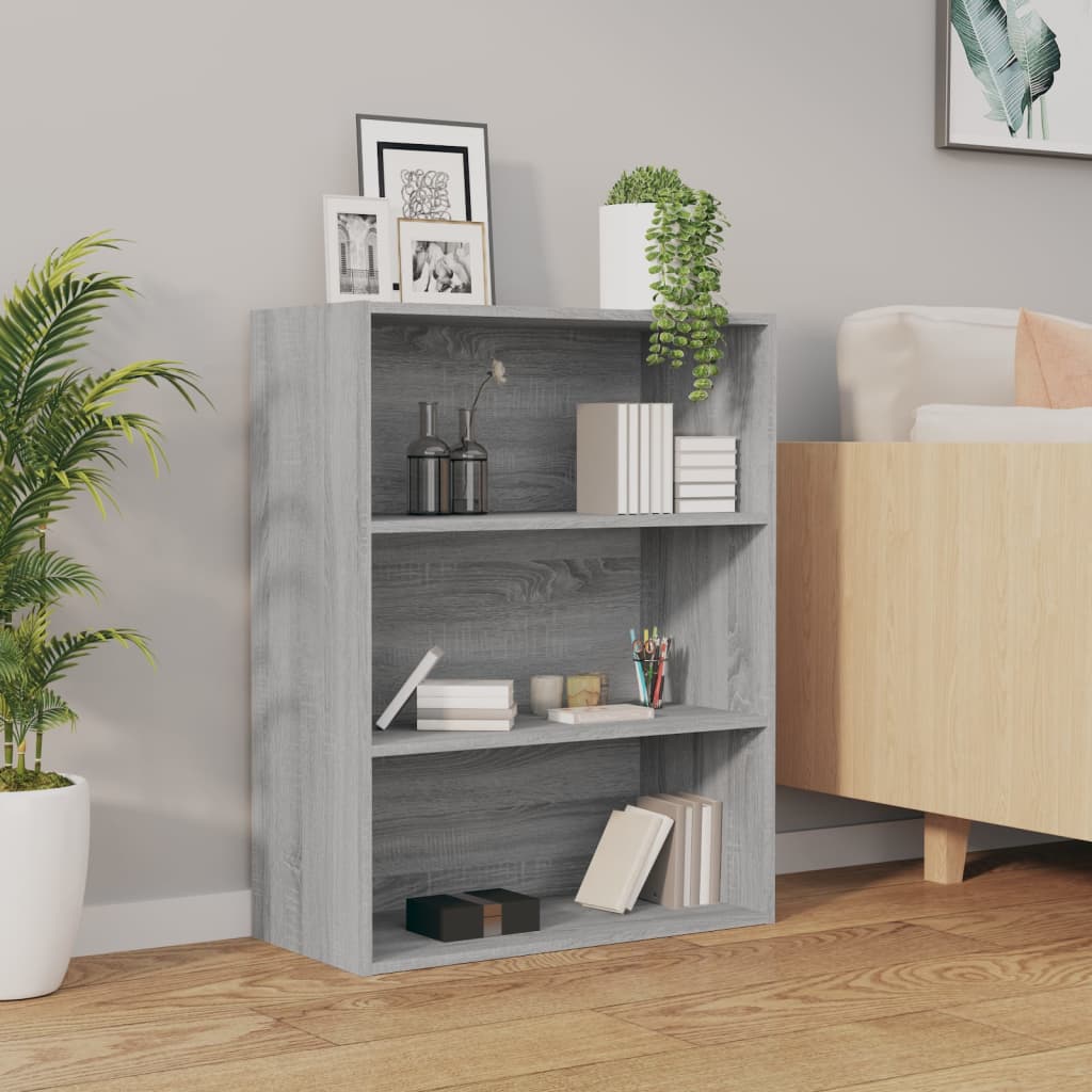 Hanging Wall Cabinet Grey Sonoma 69.5x32.5x90 cm