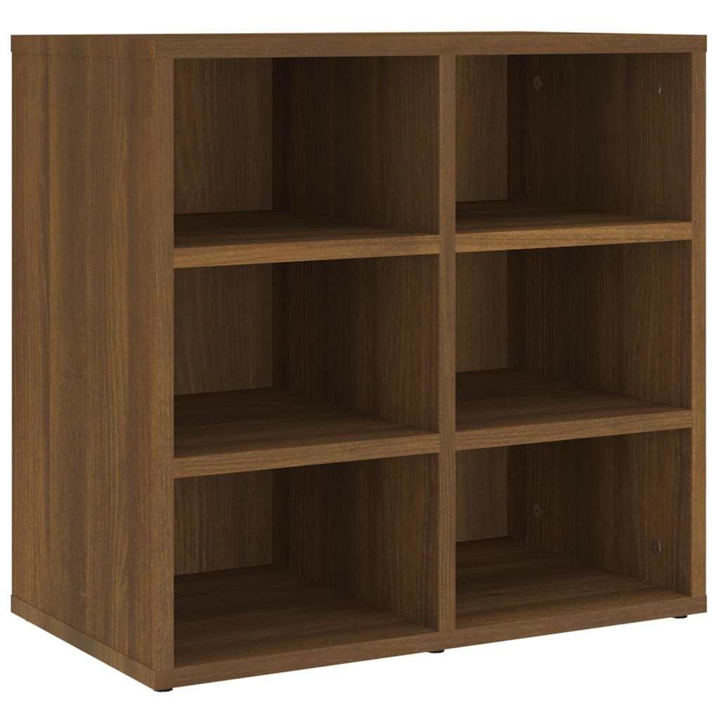 Shoe Cabinet Brown Oak 52.5x30x50 cm