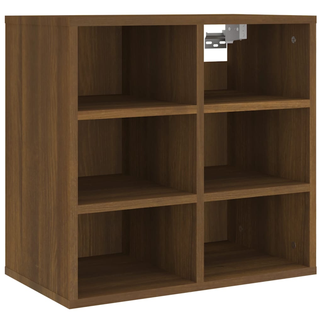 Shoe Cabinet Brown Oak 52.5x30x50 cm