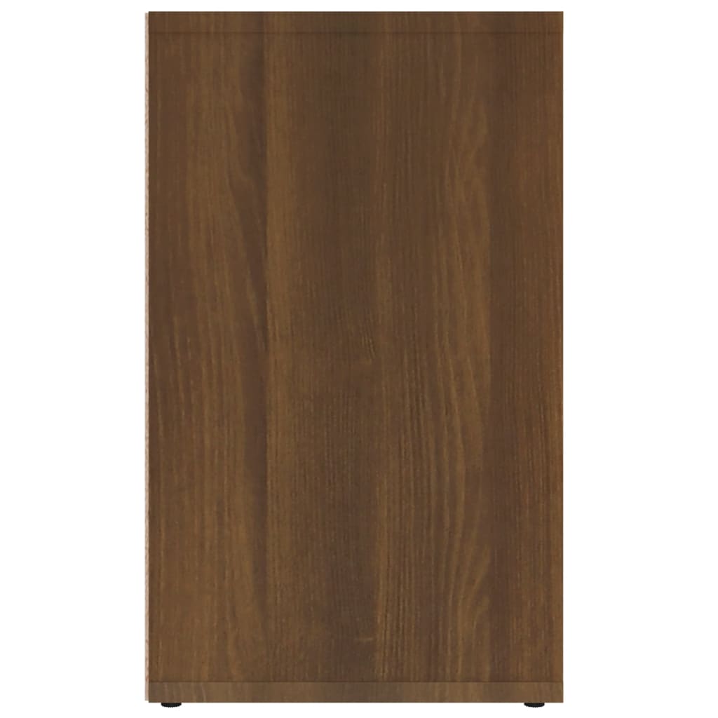 Shoe Cabinet Brown Oak 52.5x30x50 cm