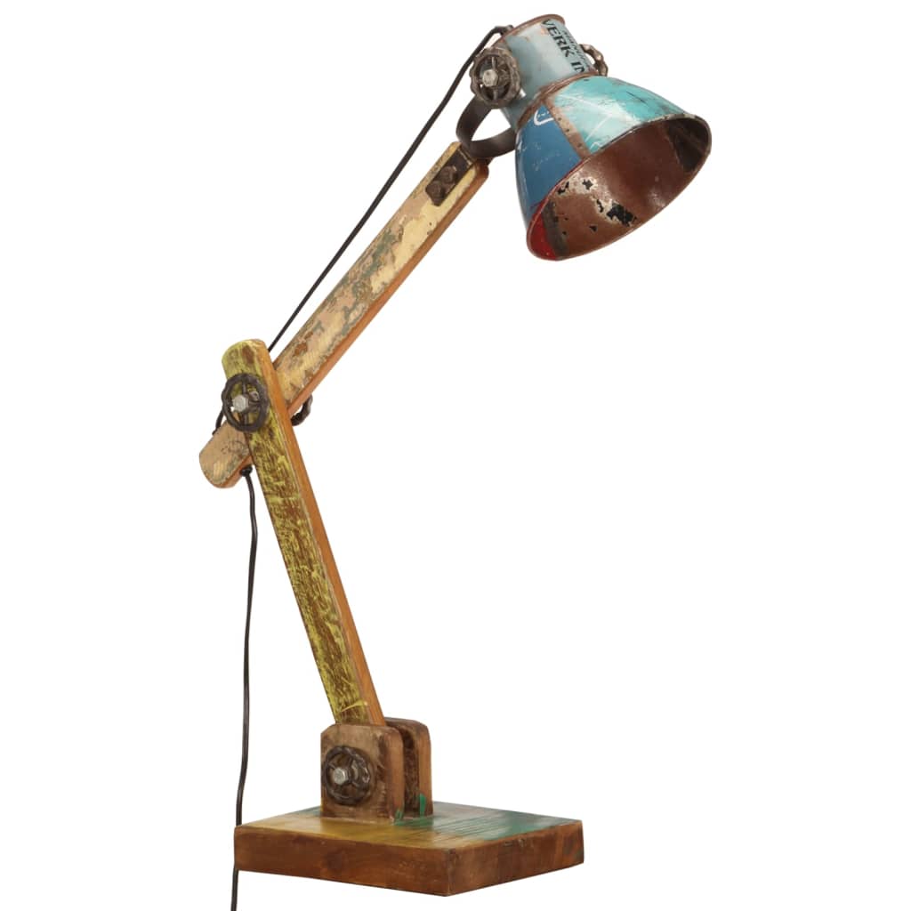Industrial Desk Lamp Multicolour Round 23x18x95 cm E27
